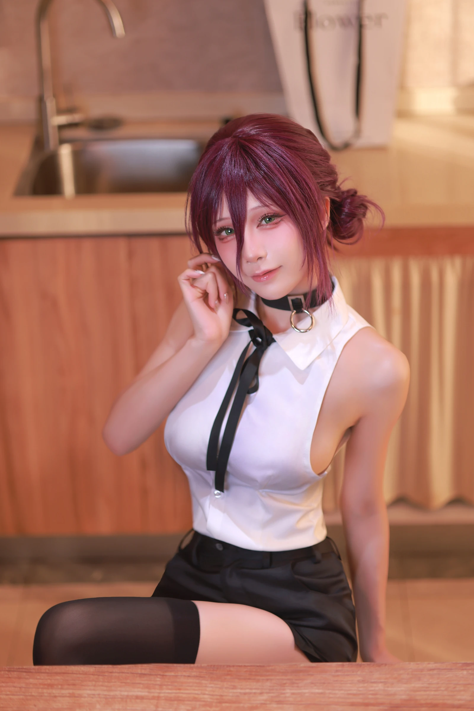 水淼Aqua《Patreon 链锯人 蕾塞Reze》写真图集 60P｜在线预览与图包下载