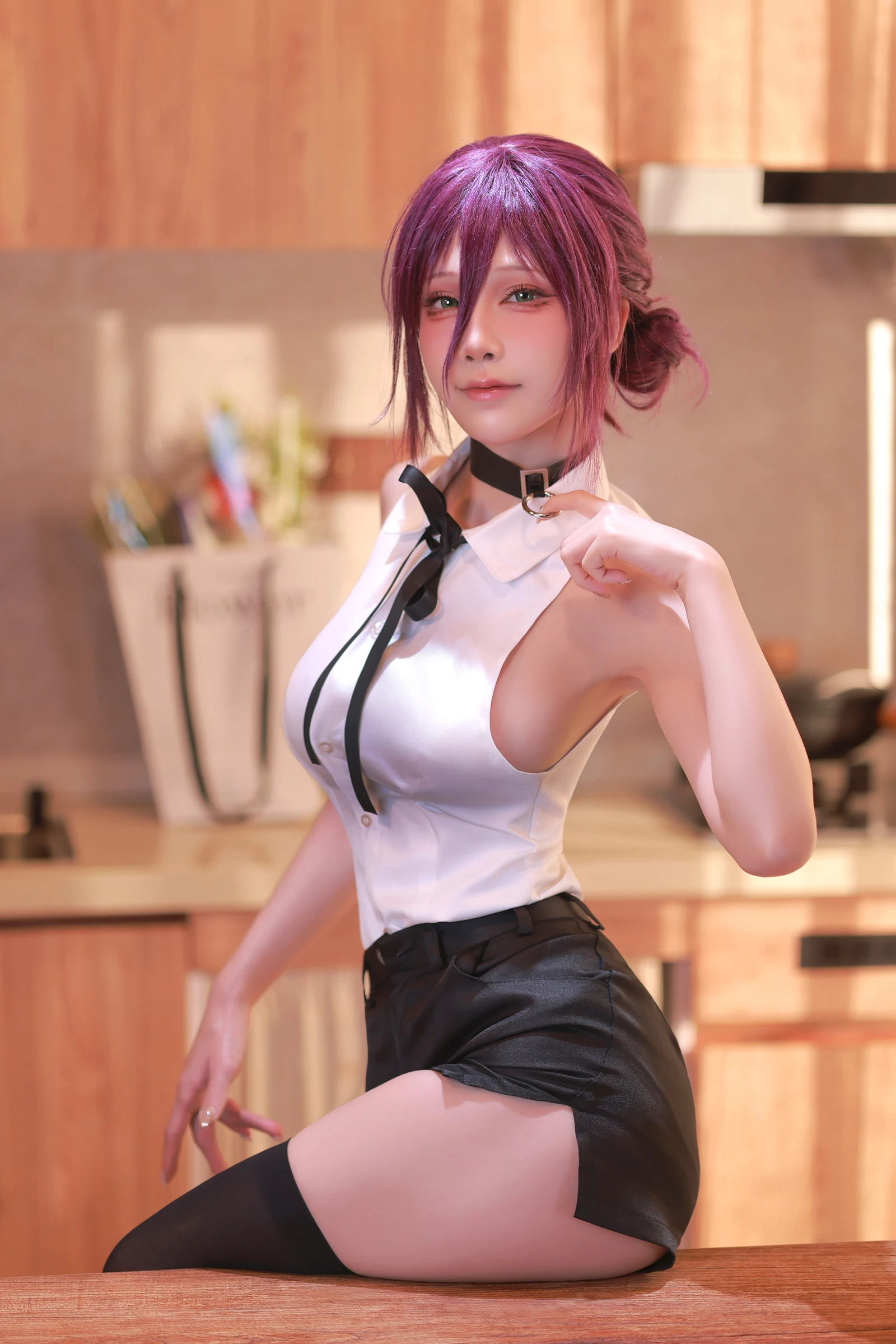 水淼Aqua《Patreon 链锯人 蕾塞Reze》写真图集 60P｜在线预览与图包下载