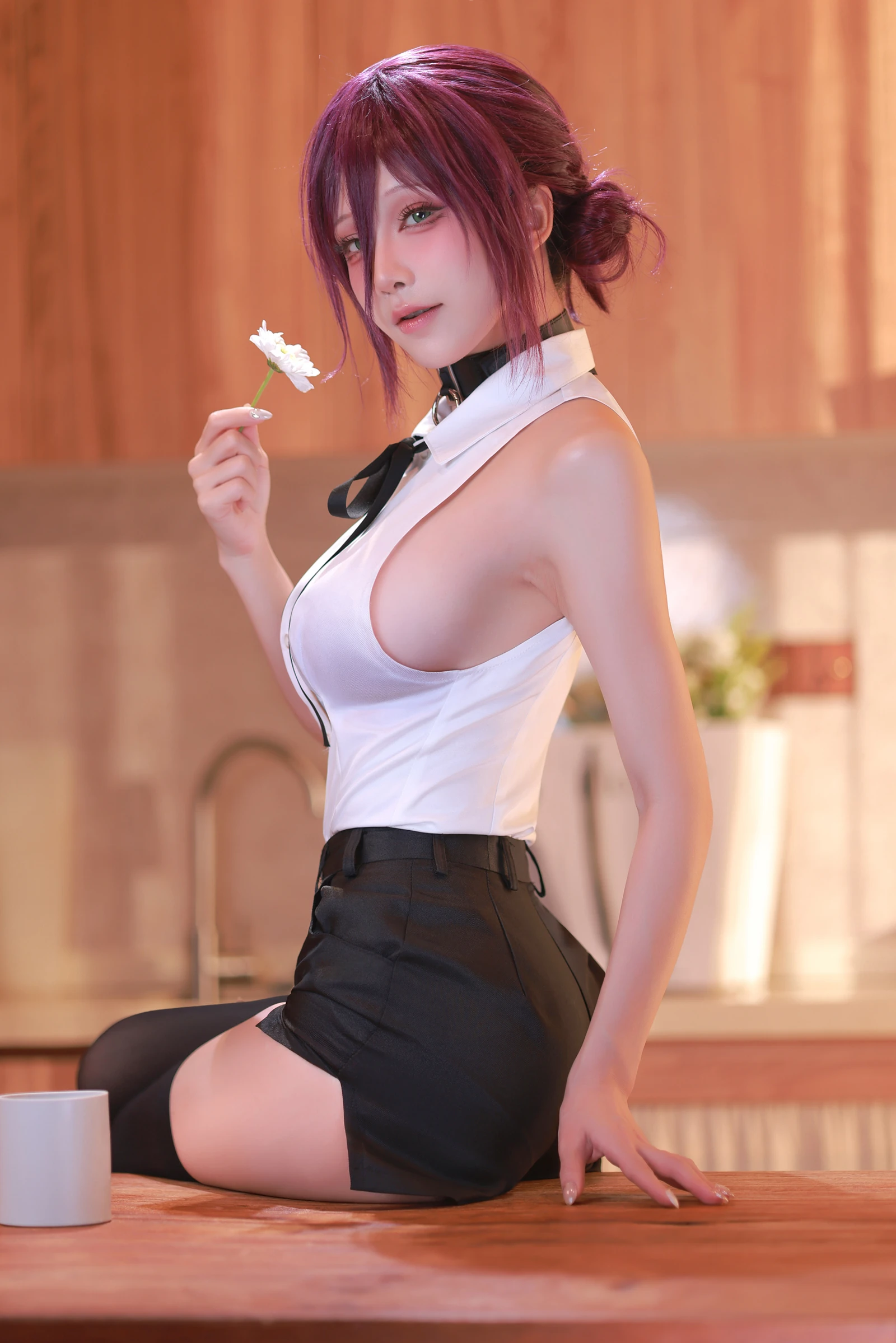 水淼Aqua《Patreon 链锯人 蕾塞Reze》写真图集 60P｜在线预览与图包下载