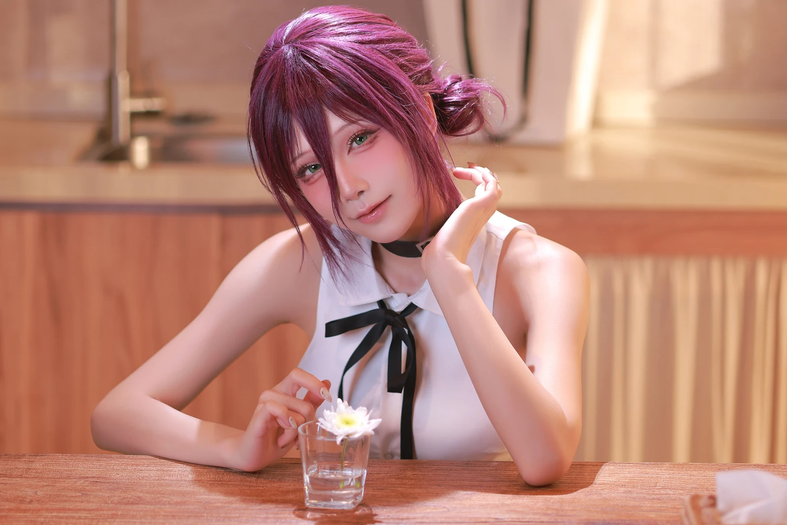水淼Aqua《Patreon 链锯人 蕾塞Reze》写真图集 60P｜在线预览与图包下载