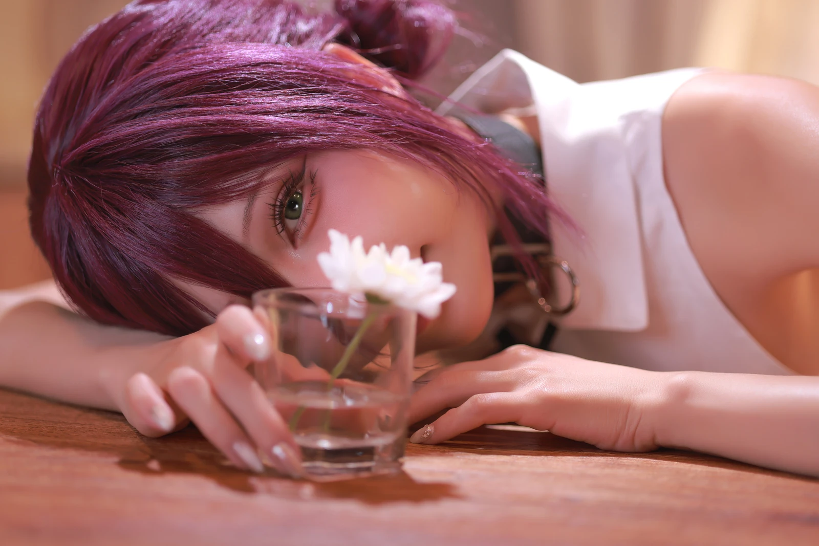 水淼Aqua《Patreon 链锯人 蕾塞Reze》写真图集 60P｜在线预览与图包下载