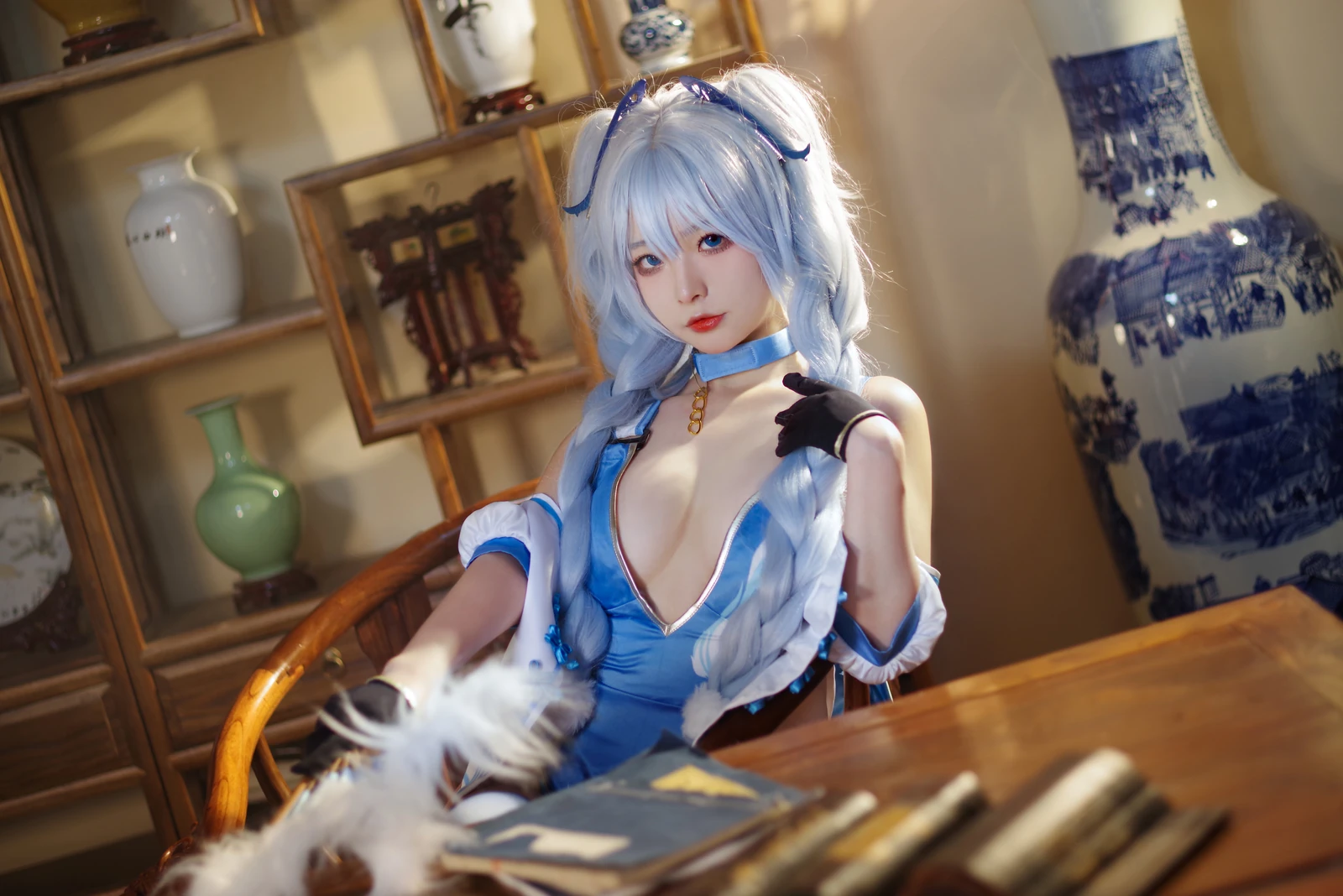 Kokuhui(yuuhui玉汇)《PA15 翠雀媚》写真图集 31P｜在线预览与图包下载