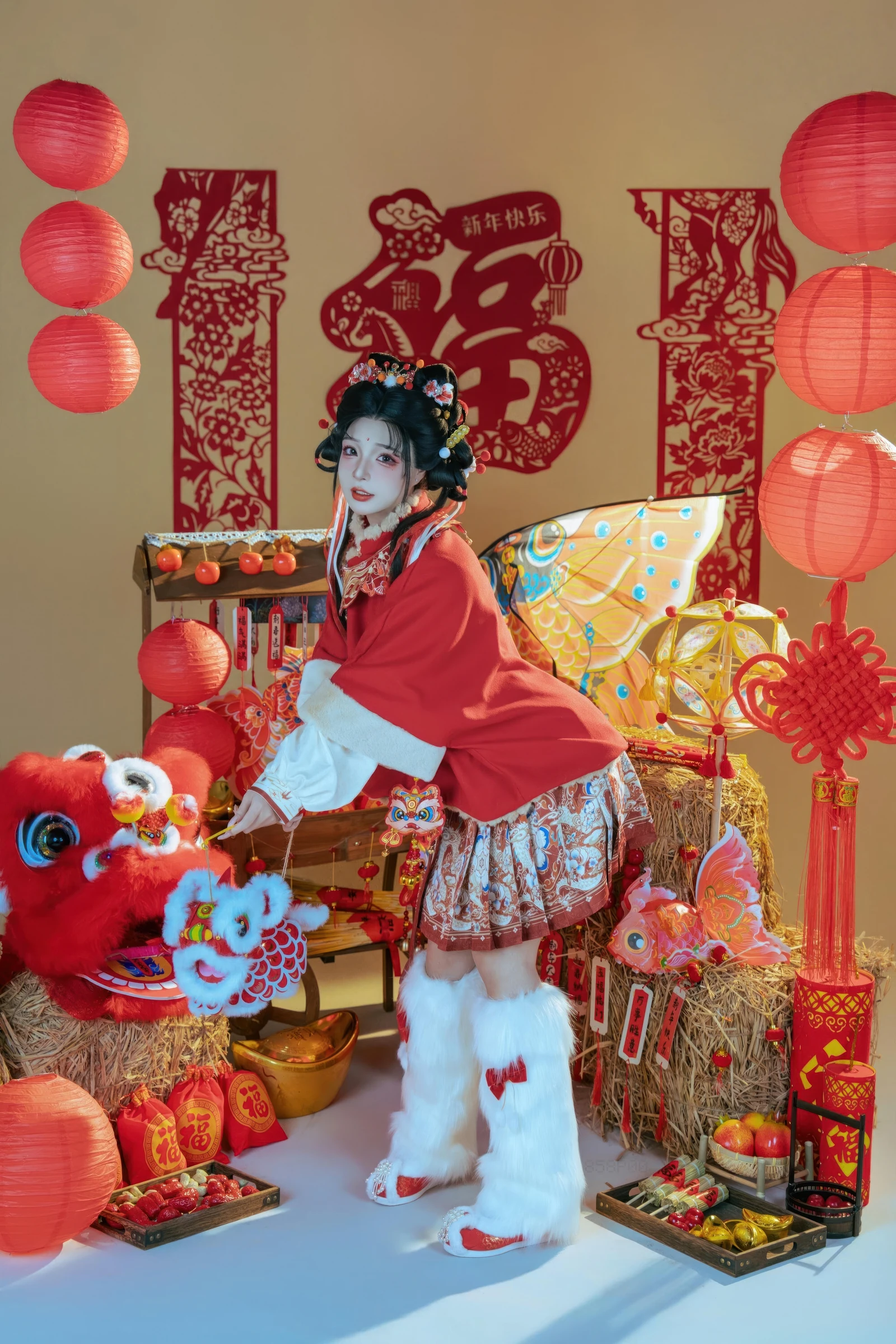 Kokuhui(yuuhui玉汇)《2026新春特辑 醒狮少女》写真图集 131P｜在线预览与图包下载