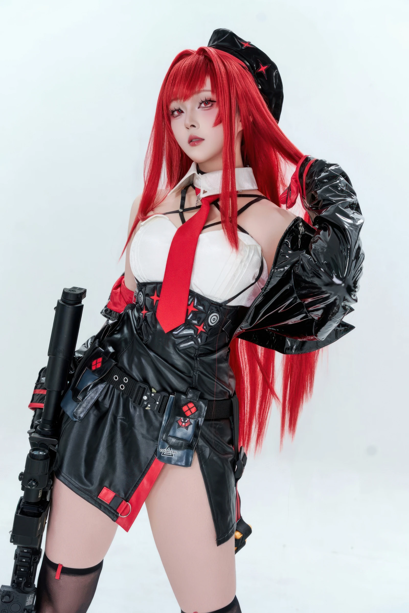 Natsuko_夏夏子《Nikke胜利女神 拉毗·小红帽》写真图集 77P｜在线预览与图包下载