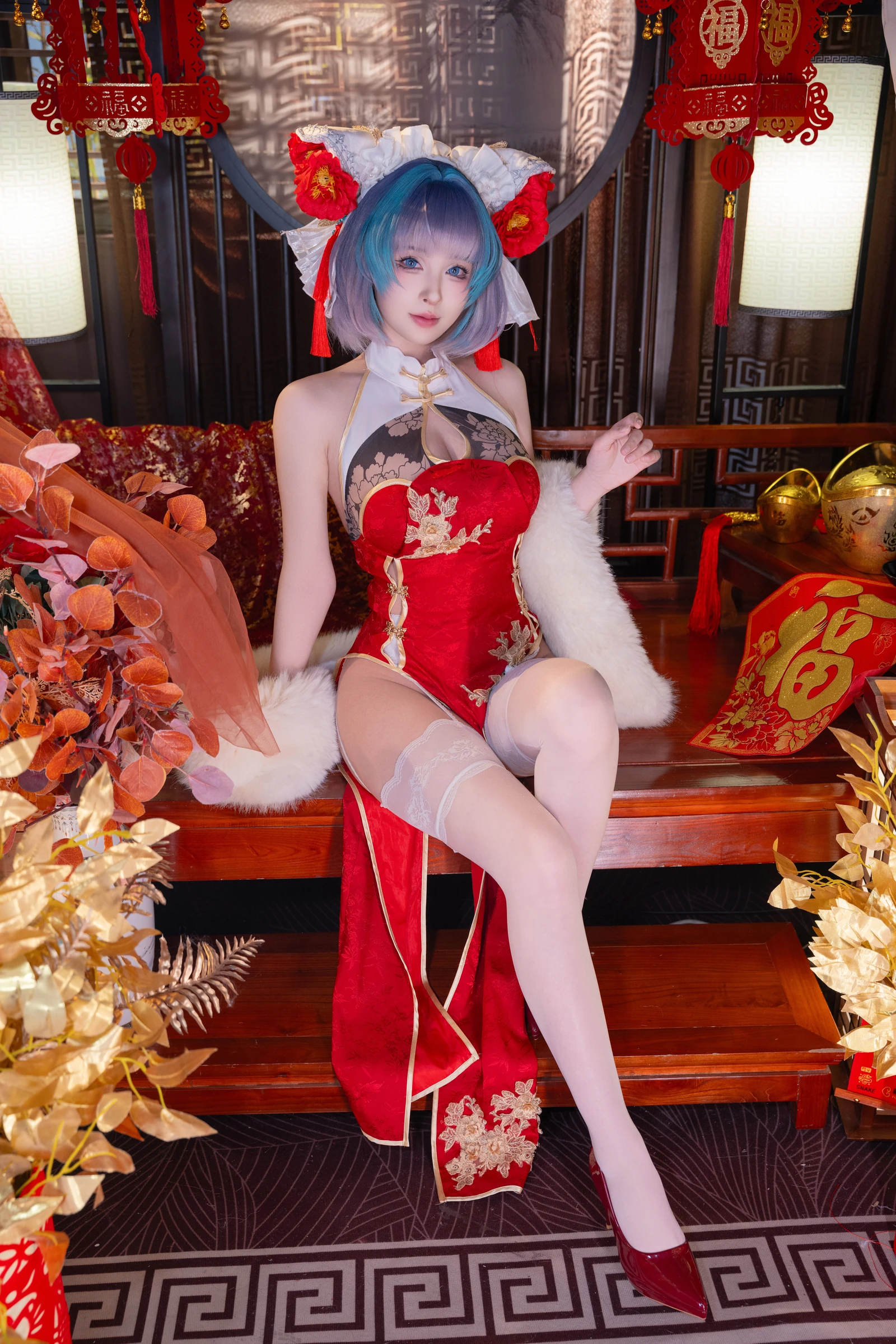 清水由乃《柴郡新春旗袍》写真图集 71P｜在线预览与图包下载