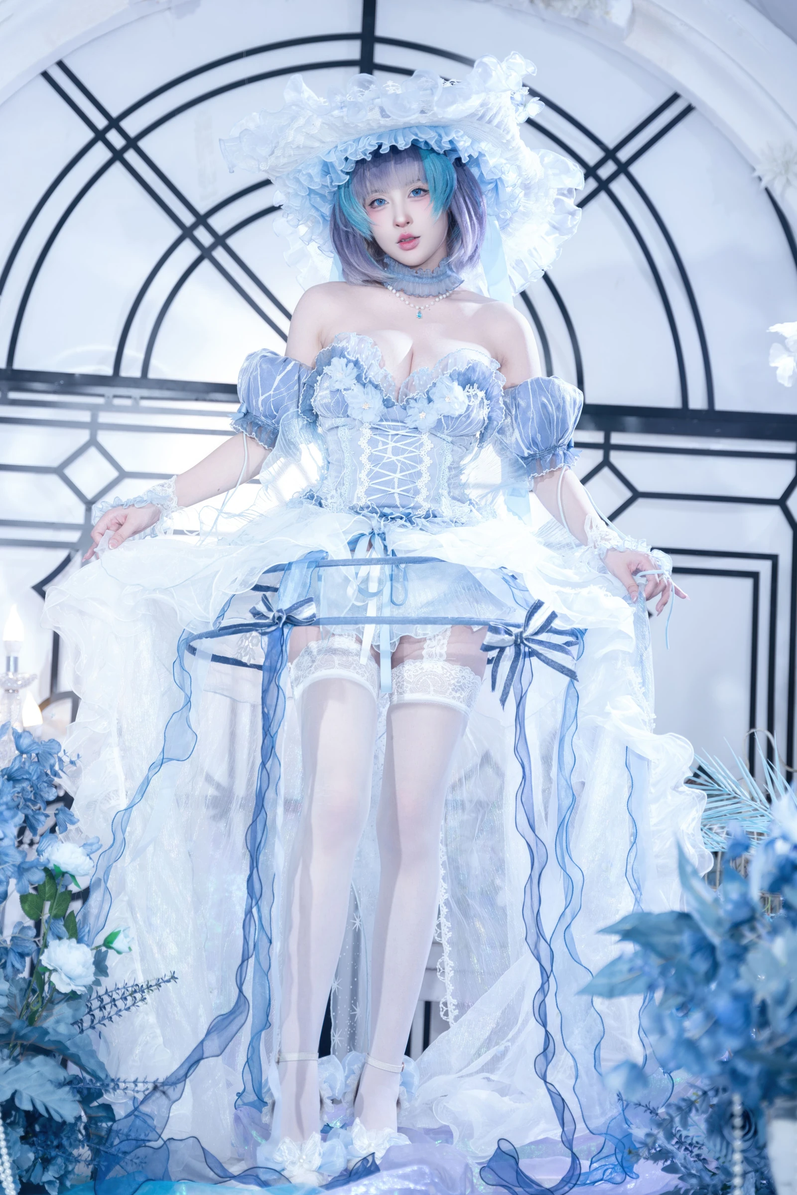 清水由乃《碧蓝航线 柴郡废稿礼服》写真图集 42P｜在线预览与图包下载