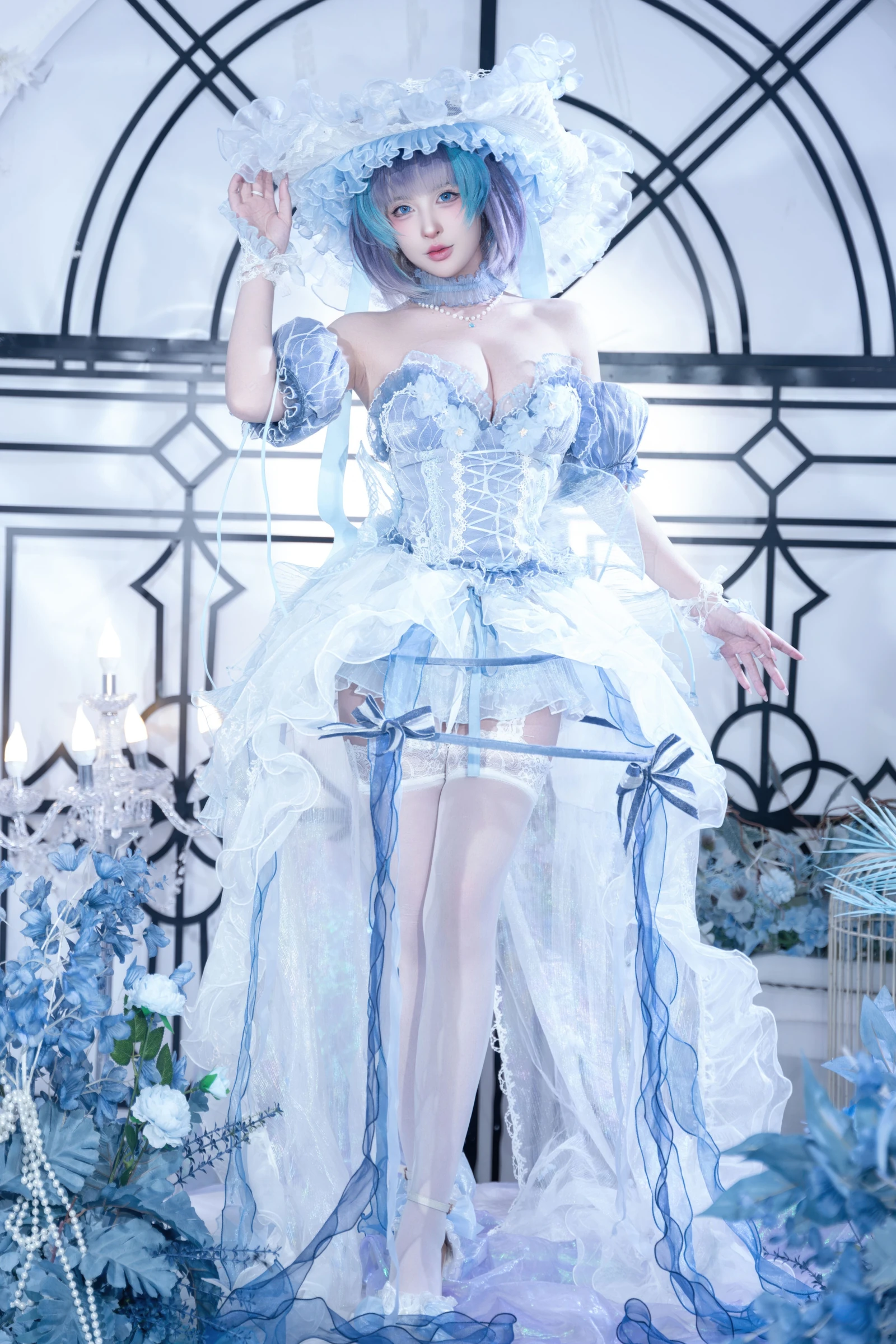 清水由乃《碧蓝航线 柴郡废稿礼服》写真图集 42P｜在线预览与图包下载