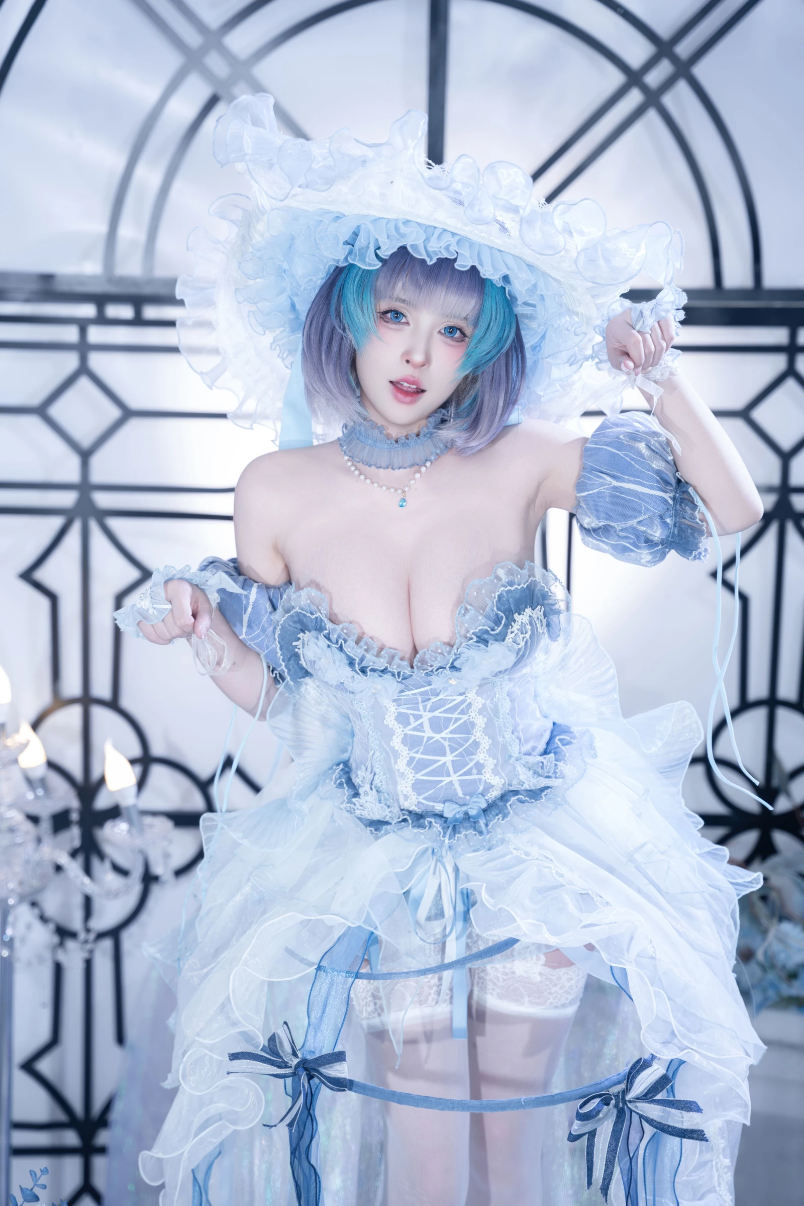 清水由乃《碧蓝航线 柴郡废稿礼服》写真图集 42P｜在线预览与图包下载