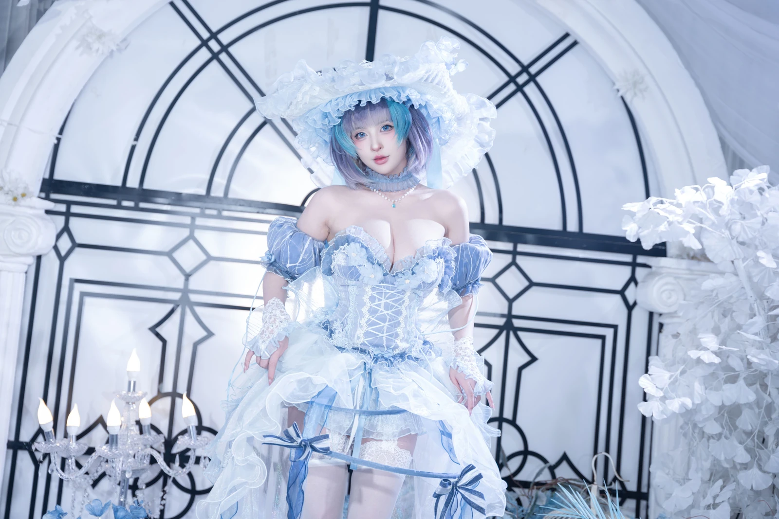 清水由乃《碧蓝航线 柴郡废稿礼服》写真图集 42P｜在线预览与图包下载