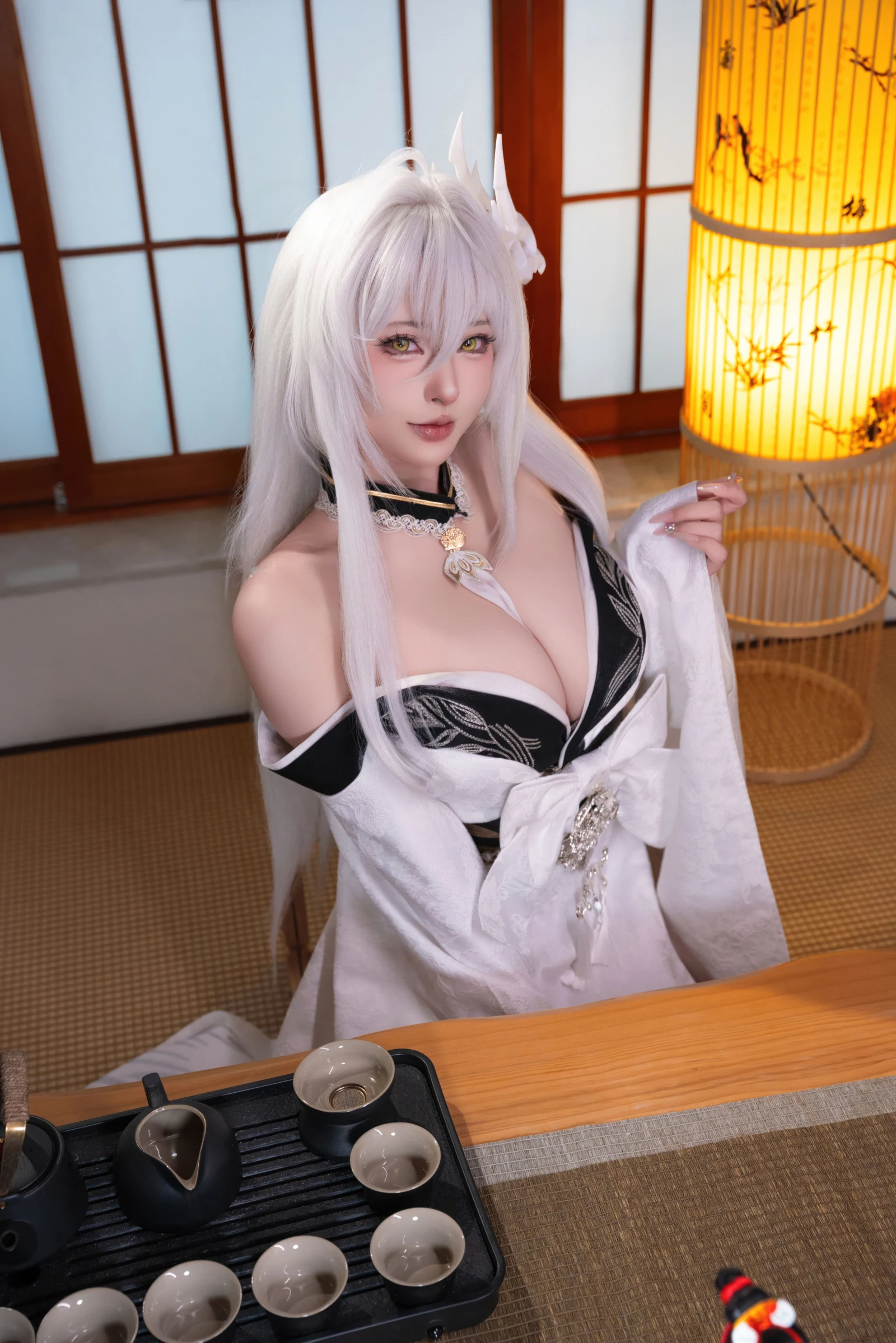 清水由乃《碧蓝航线 白凤和服》写真图集 76P｜在线预览与图包下载