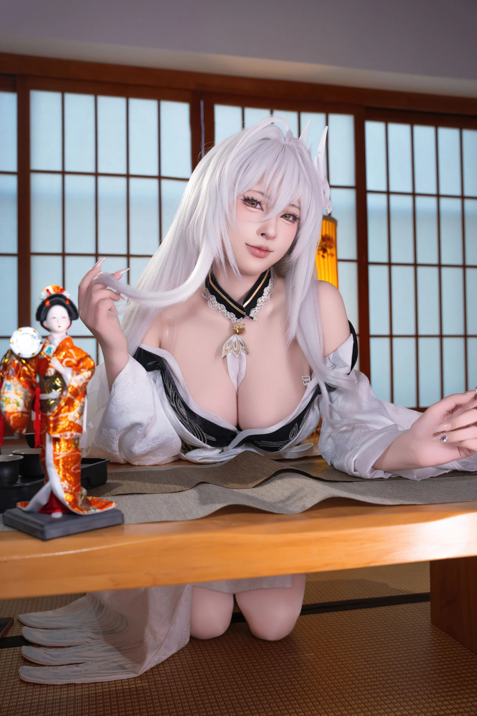 清水由乃《碧蓝航线 白凤和服》写真图集 76P｜在线预览与图包下载