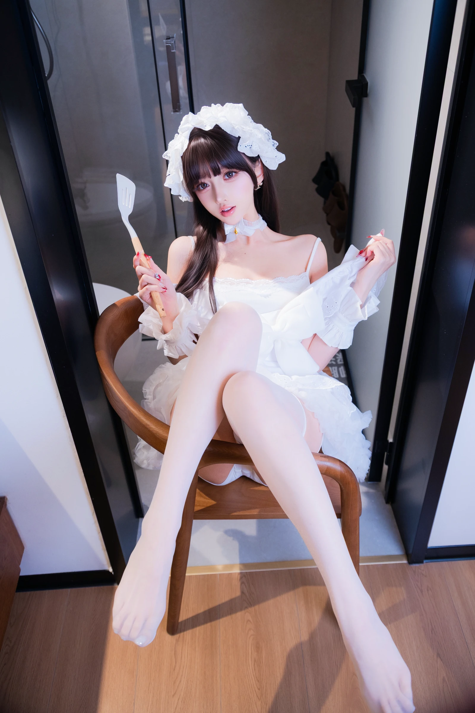 过期米线线喵《厨娘女仆》写真图集 21P｜在线预览与图包下载