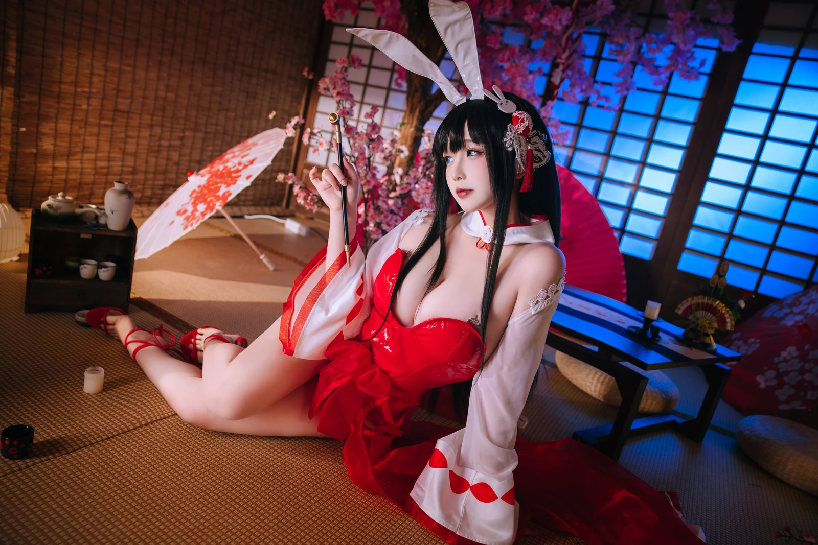 日奈娇《（椎名莜）NO.212 – 碧蓝航线 大山兔女郎》写真图集 46P｜在线预览与图包下载