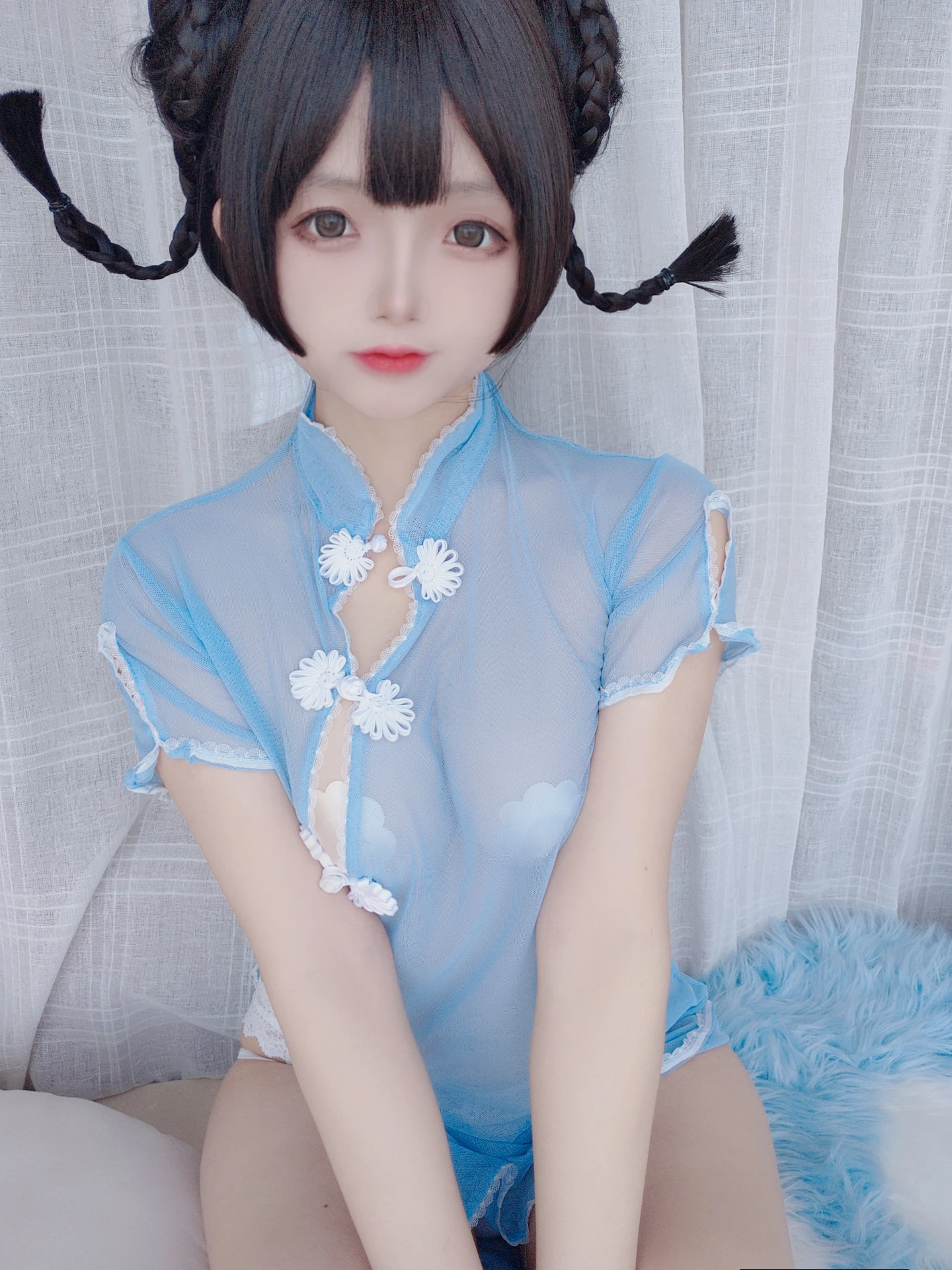 日奈娇《（椎名莜）NO.227 – 透明旗袍自拍》写真图集 47P｜在线预览与图包下载