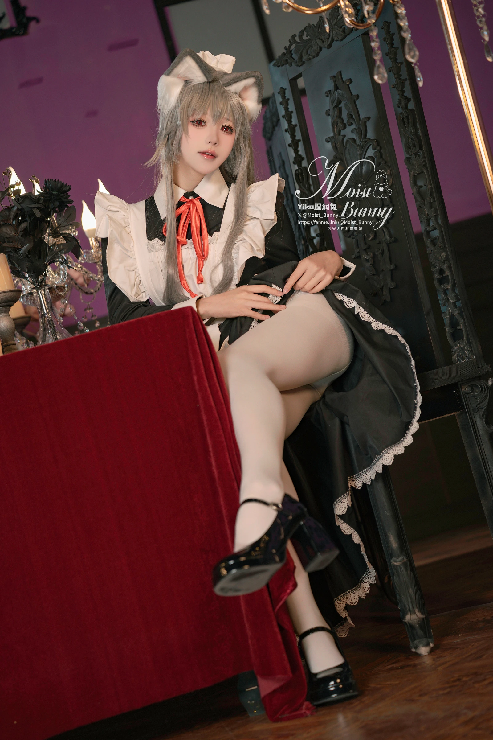Yiko湿润兔《2025年2月月票特典 菲奇子女仆 [43P1V-1.41GB]》写真图集 43P｜在线预览与图包下载