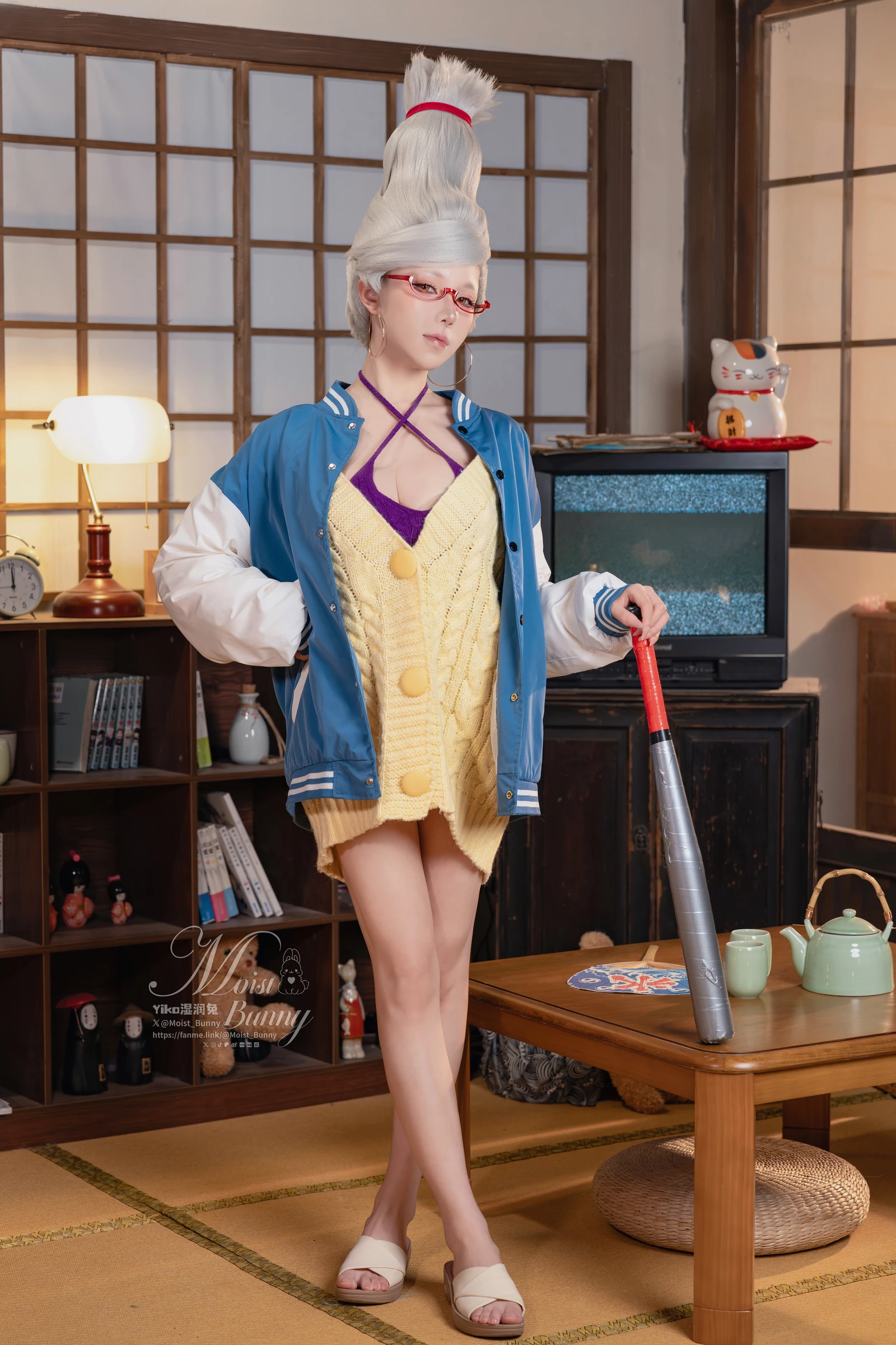 Yiko湿润兔《胆大党 绫濑星子&GIVR TO ME》写真图集 82P｜在线预览与图包下载