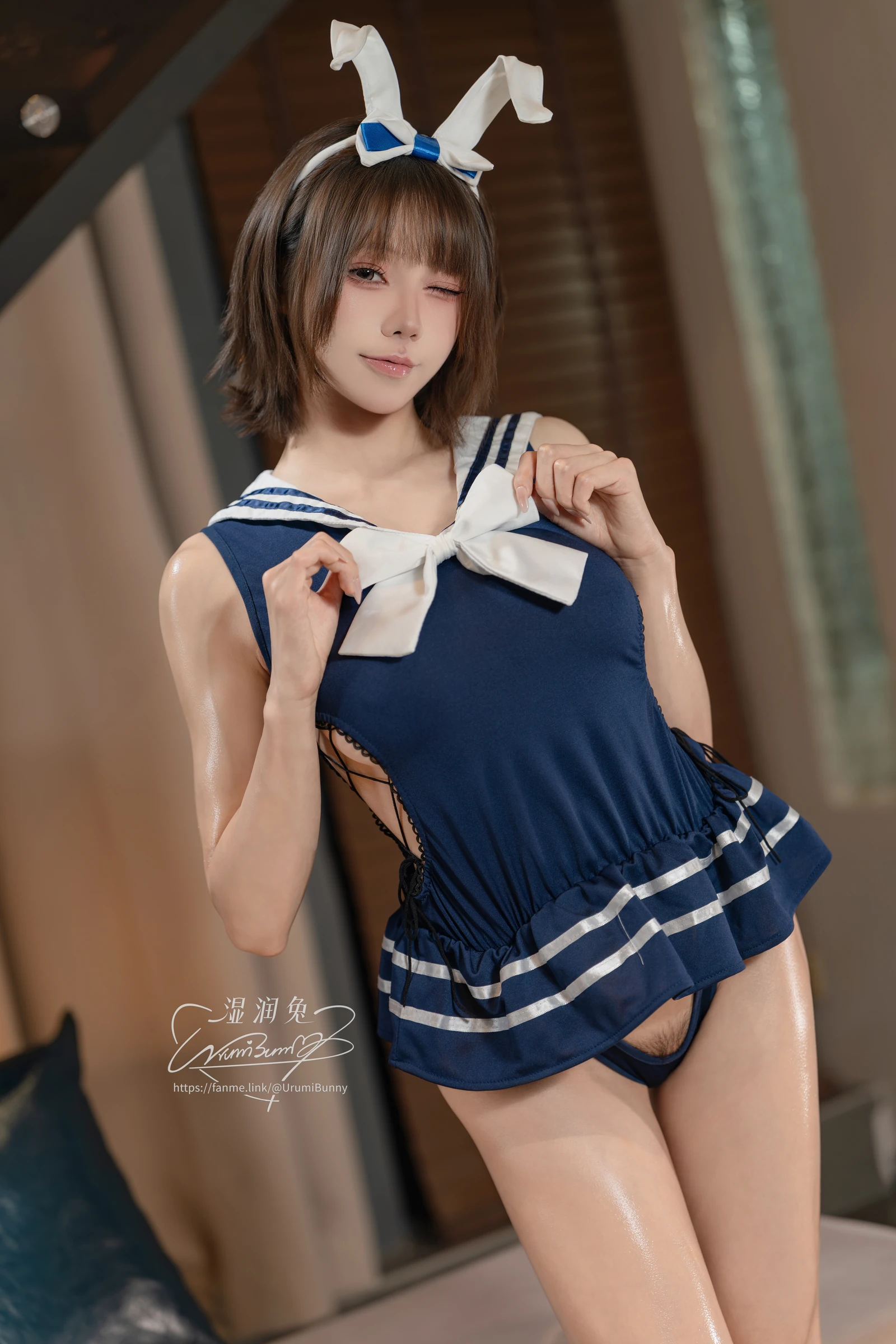 Yiko湿润兔《2026年05月月票专属特典 水手兔》写真图集 20P｜在线预览与图包下载
